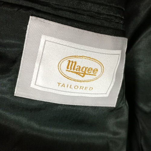 Traje Magee Chaqueta de Cena/Abrigo A Medida Para Hombres 44 R Negro Hecho Reino Unido De Colección Retro - Imagen 9 de 13