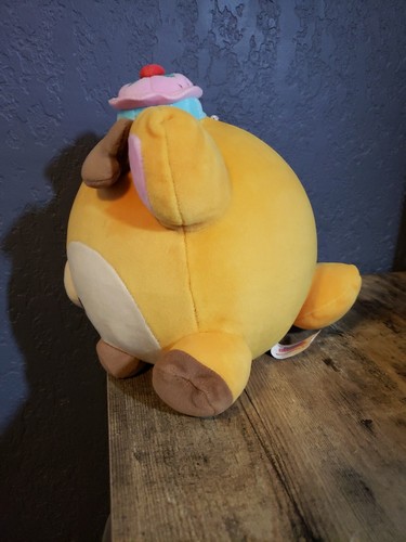 Smooshy Mushy Felina Fawn Deer 8” Plush Stuffed Cupcake Hat on Head 2018 EUC - Picture 2 of 4