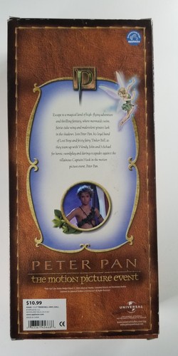Peter Pan the Motion Picture Event Tinker Bell Doll Revolution Studios 2003 NRFB - Picture 4 of 4