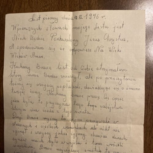1946 Carta polaca de Polonia a Nueva Gran Bretaña Connecticut CT Post Segunda Guerra Mundial Segunda Guerra Mundial P4 - Imagen 10 de 17