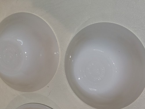4" Vintage Federal Glass (Set Of 3) Golden Glory Small Dessert Bowls - Picture 4 of 6