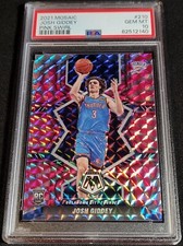 PSA 10 1/1 RC /11 JOSH GIDDEY PINK SWIRL PRIZM 🚨TRUE ROOKIE #210 2021-22 Mosaic