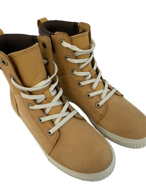 Timberland Tan Leather High-Top Boots, Sz7 Timberland Men main image 2