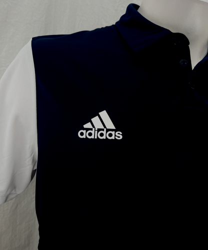 NEW Delaware Fightin Blue Hens Adidas Short Sleeve Polo Blue Shirt Men's M - Picture 3 of 7
