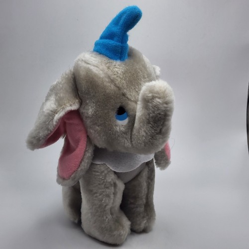 Vintage Walt Disney Dumbo 8” Plush Baby Elephant Character Stuffed Animal Toy - Picture 2 of 5