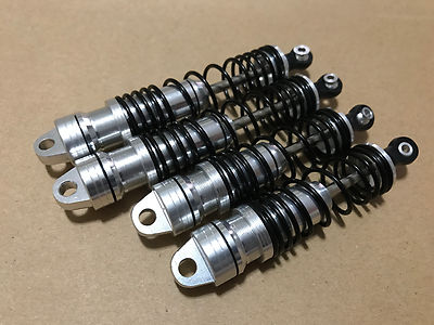 BIG BORE ALUMINUM Shock W/ 4mm Shaft For Traxxas Rally VXL 2WD XL5 Hot Silver !!