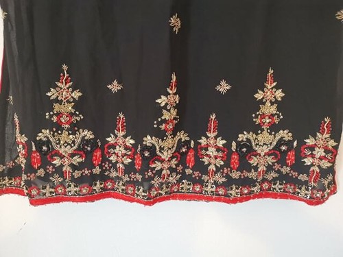 3 piezas Nuevo INDIO PAKISTANÍ Sin mangas Boda Fiesta Kameez Dupatta Traje Vestido Asiático - Imagen 5 de 6