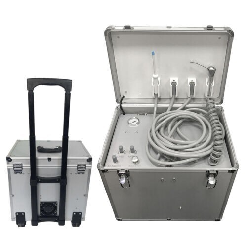 Dental Delivery Unit Compressor Suction Syringe Mobile Portable System CE FDA - Picture 7 of 13