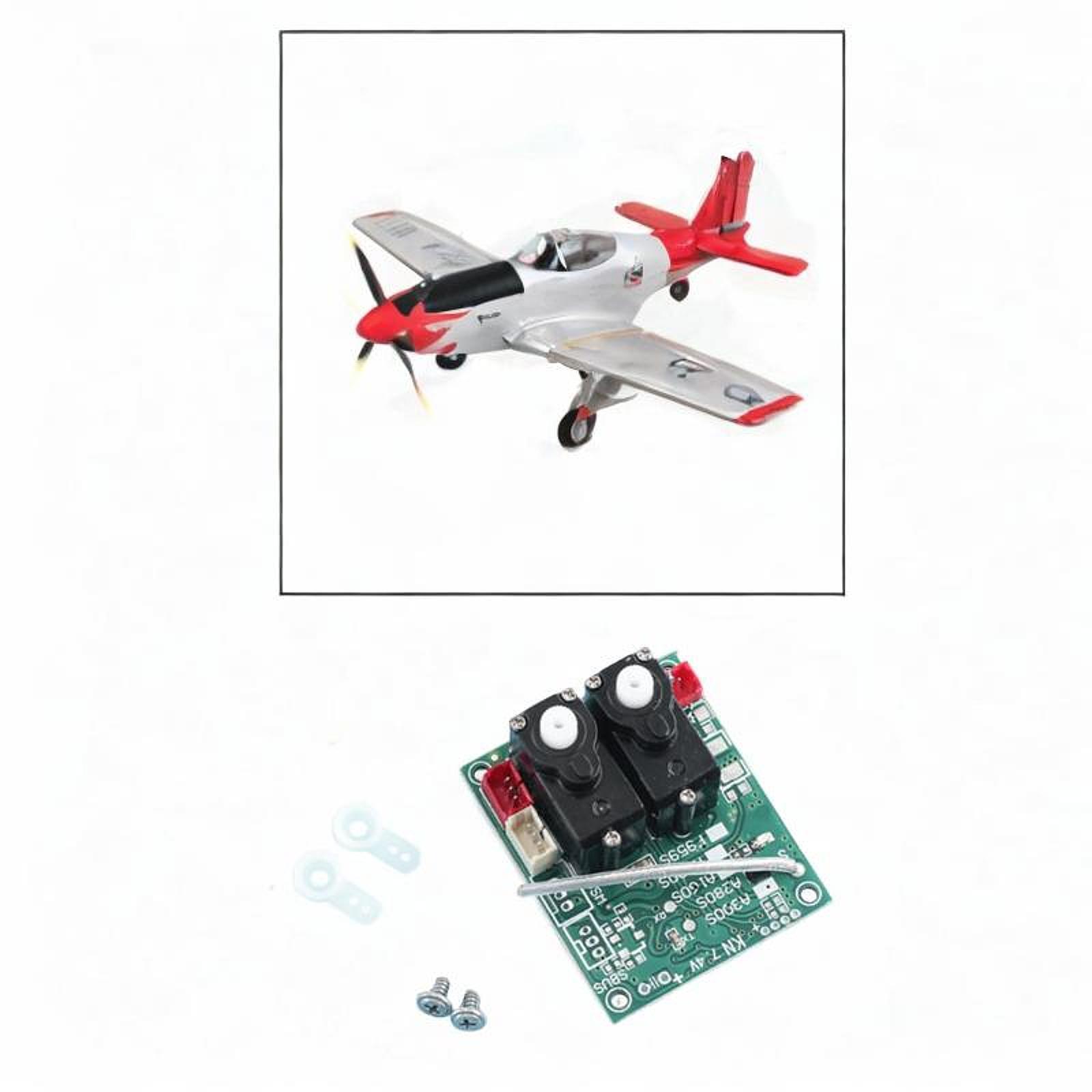Easy-to-Install RC Plane Receiver Main Board with Screws