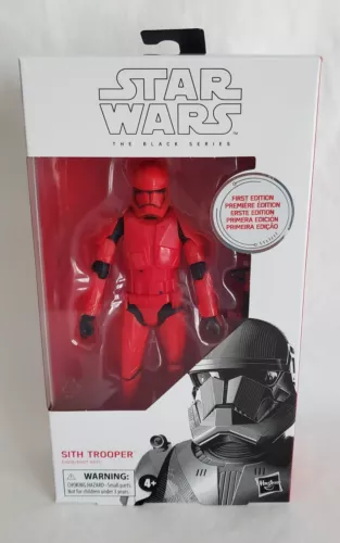 Star Wars The Black Series First Edition Sith Trooper Red # 92 White Box