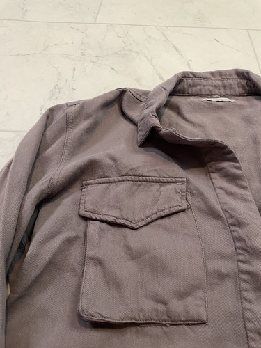 Camisa Zilli Para Hombres Gris Lavado Militar Utilidad Manga Larga Multi Bolsillo Talla L - Imagen 4 de 10