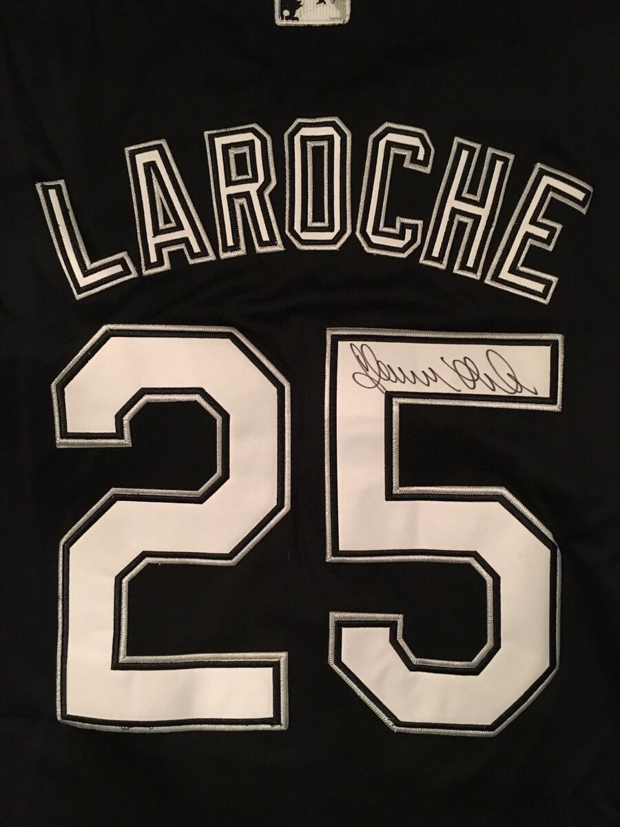 Adam LaRoche SIGNED 25 Chicago White Sox size 48 Majestic jersey eBay
