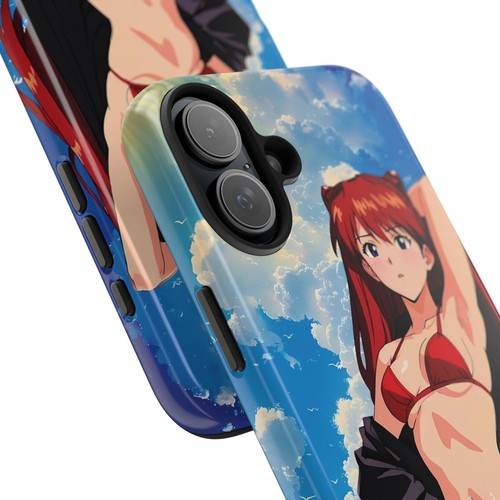 Kawaii Asuka Waifu Tough Phone Case Anime Manga Protective Cover Evangelion Geek - Picture 11 of 132