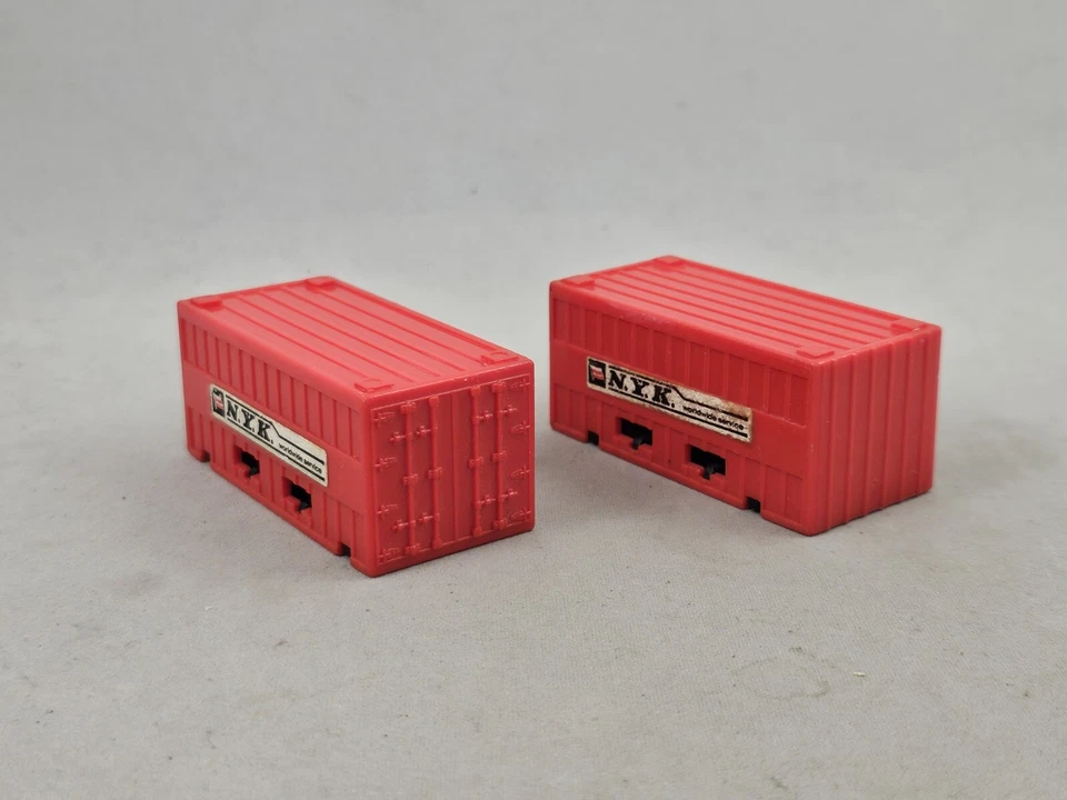 Matchbox 2 x PSI Container in rot N.Y.K. Worldwide Service - Bild 3 von 4