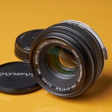  NEAR MINT- Olympus OM-System Zuiko MC Auto-S 50mm F1.8 MF Lens From JAPAN D