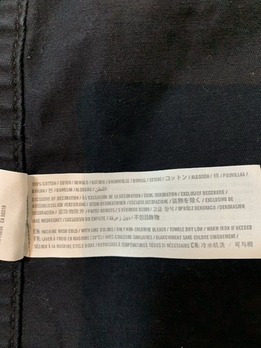abercrombie fitch Black jacket Denim large women’s. - Picture 8 of 10