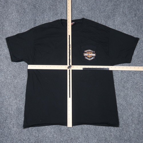 Harley Davidson Herren Extra Large Hemd Schwarz Salisbury, NC Tilley Hanes Beefy-T - Bild 1 von 9