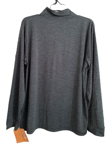 American Legends RN151232 Pullover 1/4 Zip -Long Sleeve -Gray -Polyester Nwt - Picture 2 of 5