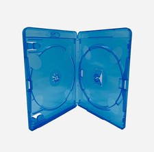 Double Blu ray Case 14mm Spine for 2 Discs New Replacement Amaray UK
