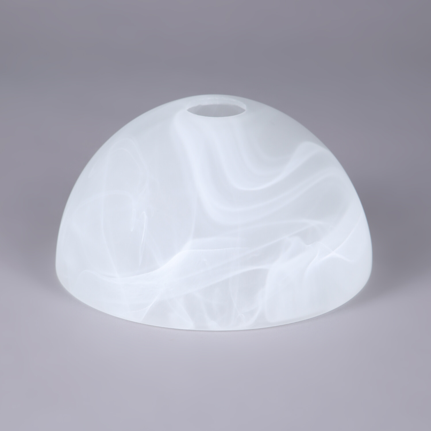 Alabasterglas Glasschirm Leuchtenglas weiß Ø 172 Lampenglas Ersatzglas E14 rund