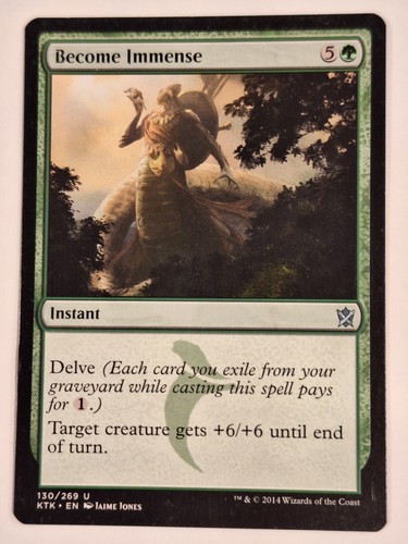 Become Immense - Khans of Tarkir - Magic the Gathering MTG Nice!