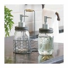 Mud Pie Silver Bathroom Soap Dishes & Dispensers
