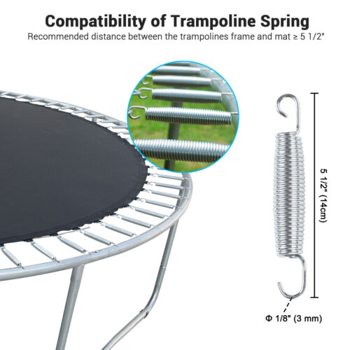 5.5" Replacement Trampoline Springs Trampoline Accessories Parts (Pack of 80) - Picture 3 of 8