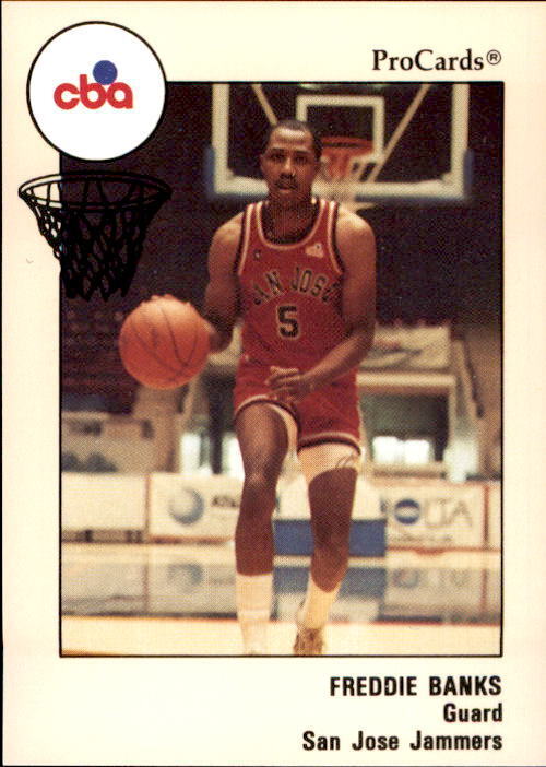 1989-90 ProCards CBA #203 San Jose Jammers Freddie Banks