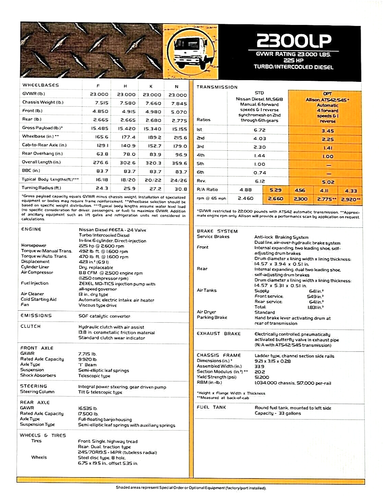 1987 & 2002 UD MITTELSCHWERER LKW VERKAUFSBROSCHÜREN MIT TECHNISCHEN DATEN ~ 12 SEITEN - Bild 7 von 12