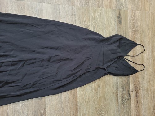 NEW - Yumi Kim Women's XS Rush Hour Maxi Wrap Dress Black Slit Leg NWT - Picture 6 of 10