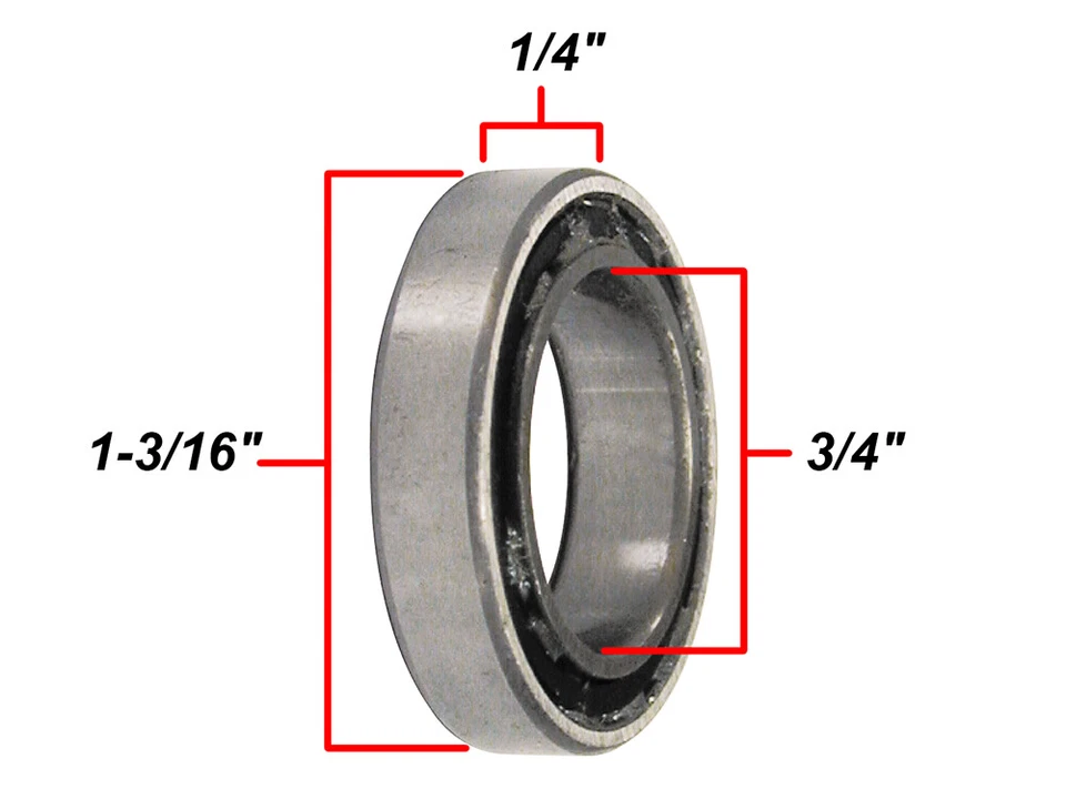 Cojinete de columna de dirección Ford 1965-79 Maverick Fairlane Galaxie F100 nuevo Foto 2 de 3