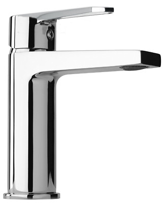 INEX EUROPA Rubinetto lavabo nero grigio titanio con finitura lucida