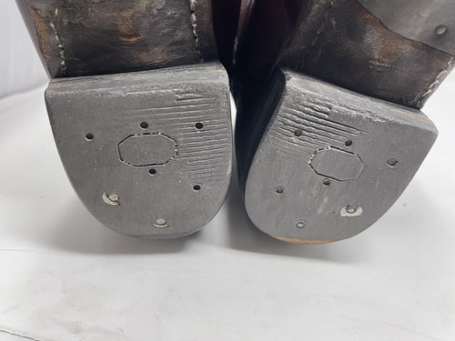 Dan Post weinrot braun Western Leder Cowboy Ranch Biker Stiefel Größe 10 D getragen - Bild 12 von 12