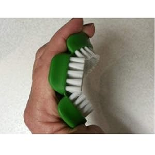 Flexible Vegetable Cleaning Brush | Ergonomic Grip, Stiff Bristles, Dishwasher - Picture 5 of 6