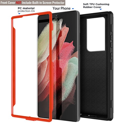 For Samsung Galaxy S21 Ultra/S21/+/ FE Dual Layer Case Shockprooof Rugged Cover - Picture 10 of 104