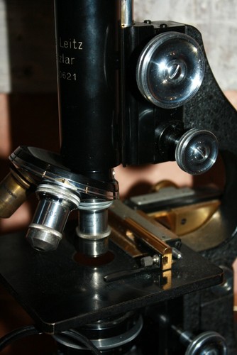 Microscope vintage Ernst Leitz Wetzlar N°310621 * - Imagen 7 de 12