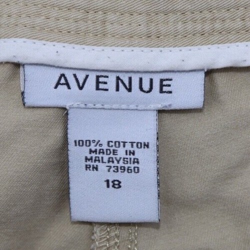 Pantalones cortos de carga para mujer Avenue High Rise cordón beige algodón talla 18 (38x7) - Imagen 5 de 9