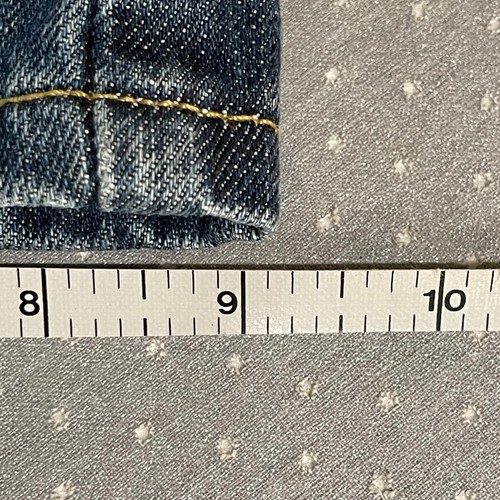 Herren Jeans 32x33 Slim Boot Distressed Dark Wash 100% Baumwolle Heritage Nation 2010 - Bild 17 von 17