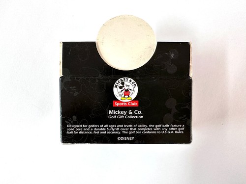 Disney Golf Balls M & Co Sports Club 4 Mickey Mouse Ball Gift 2 Boxes Gift - Picture 3 of 4