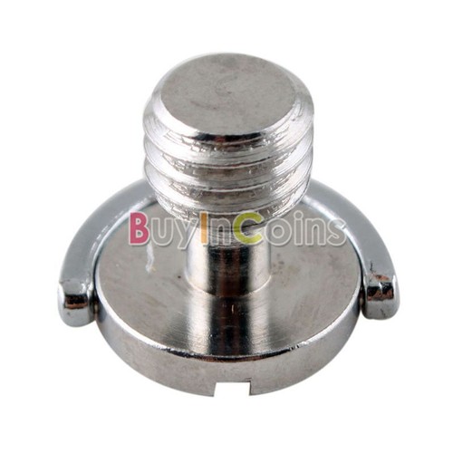 3/8" D-Ring Screw Fr DSLR Camera Tripod Quick Release Plate Baseplate Rig QR HFA - Picture 2 of 3