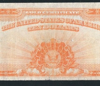 BEAUTIFUL 1922 $10 GOLD NOTE! NO TEARS OR PINHOLES