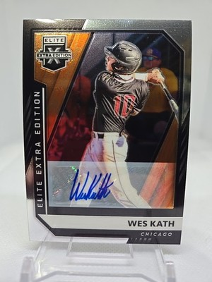 2021 Elite Extra Edition Wes Kath 36/99 Autograph #57 Chicago White Sox L k!