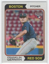 2023 Topps Heritage Franklin German Rookie Boston Red Sox #77