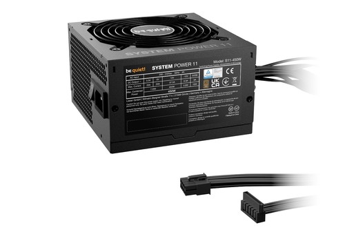 be quiet! System Power 11 450W PSU 80+ Bronze Fully Wired ATX Power Supply - Afbeelding 3 van 6