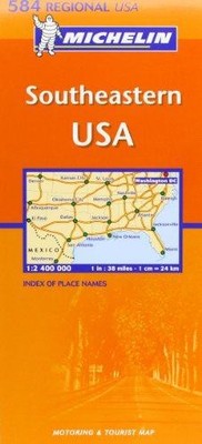 South-eastern USA: No.584 (Michelin Regional Maps) - Various