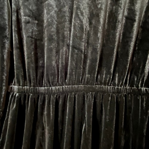 Jodifl Black Velvet Dress Womens Medium Goth Dark Fairy Balloon Sleeve Party - Picture 17 of 18