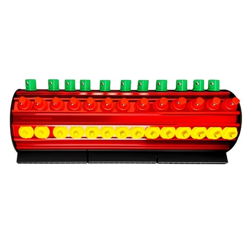 Professional Garage Organizers 77 Piece Plastic Socket Rack High Strength Tool - Picture 3 of 8