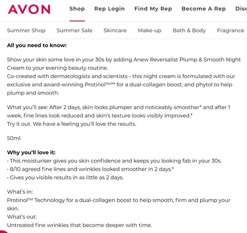 AVON Anew REVERSALIST Day + Night Cream w/h PROTINOL 2 x 50ml FREE SHIPPING - Picture 4 of 6