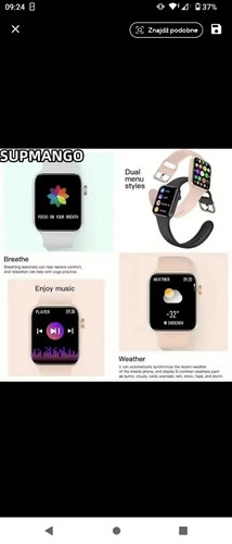 Smart Watch S8 Smartwatch X7 für Männer mit Fehler Kaputt Obwohl Funktioniert - Zdjęcie 10 z 24