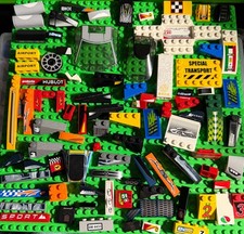 LEGO Lot of Racing Car Race Printed Sticker Around 100 Pieces Porsche Ferrari